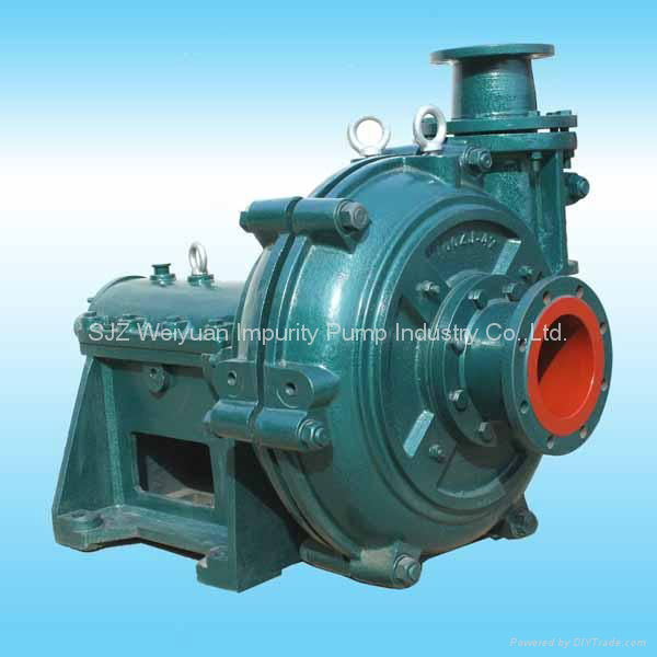 acid-resisting rubber lined single-stage slurry pump 2