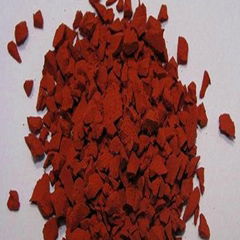 Red EPDM rubber granule