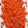 Orange EPDM rubber granule