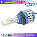 T1 canbus led lamp 40w 4000lm H4 H13 9004 9007 5