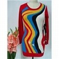 Colorful material Pullover
