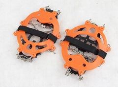 Twelve teeth enhanced walking crampons 