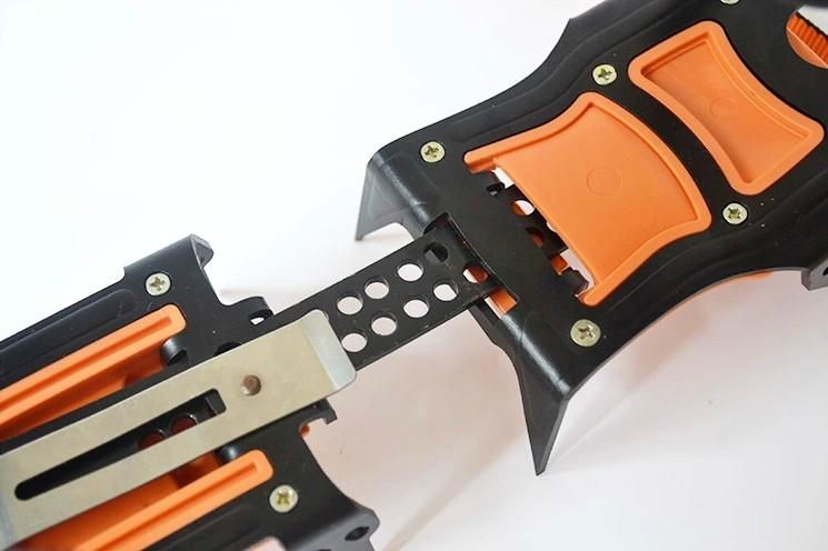 Ten teeth technology-based full- strapped climbing crampons 2