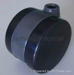 75mm Unhooded PU Coated Caster 5