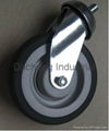 5 Inch Caddie Front with Flat Wheel Caster  1