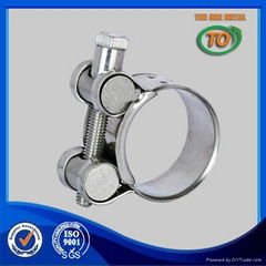 european single bolt hose clamp