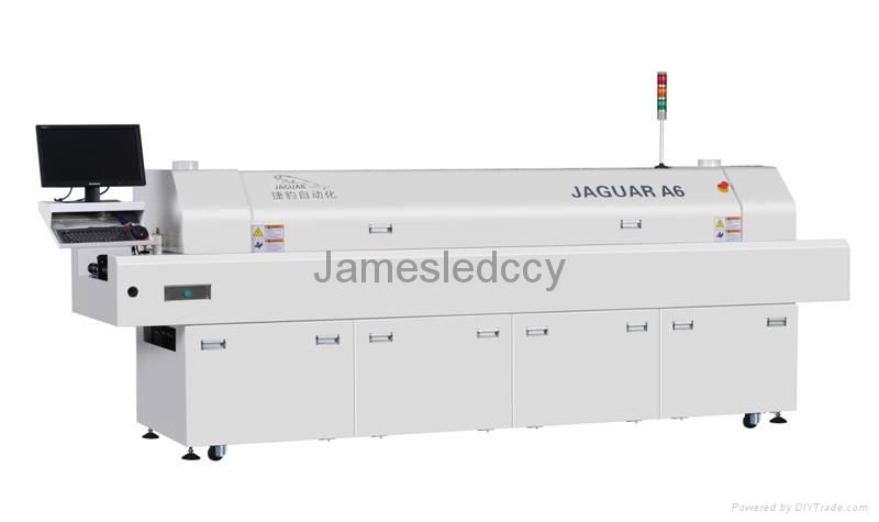 A6 Lead-Free Reflow Oven with PC and rail