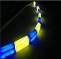 LED light curb blocks yellow