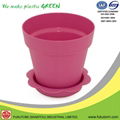 152mm or 6 inch Plastic indoor decorative Plant or Flower pots 2