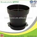 152mm or 6 inch Plastic indoor decorative Plant or Flower pots 5