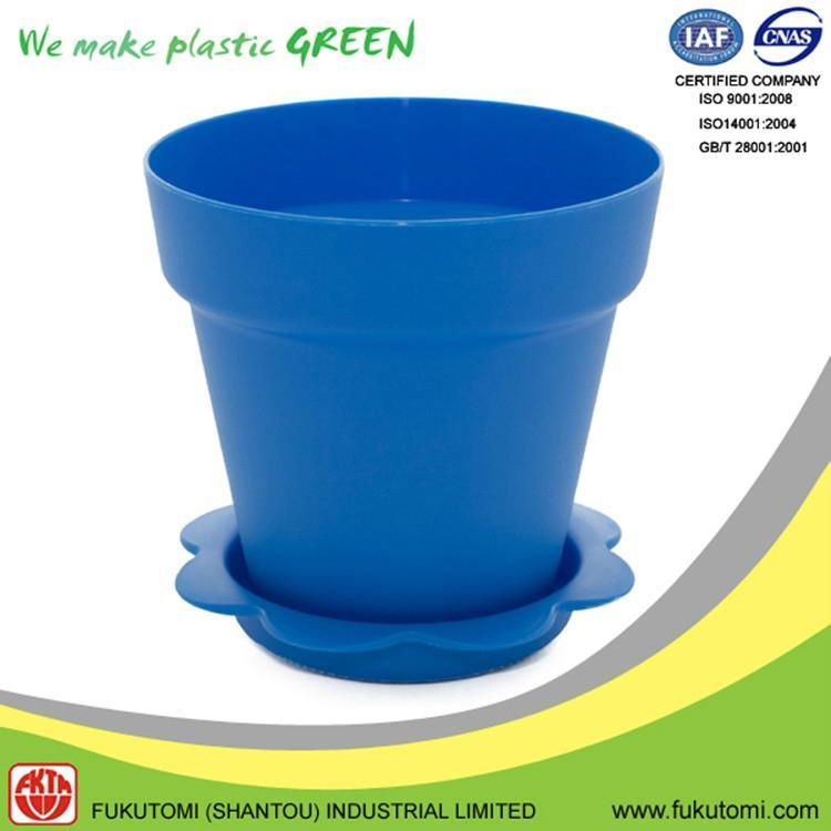 125mm / 5 inch PP plastic decorative Plant or Flower pots indoor Wholesale