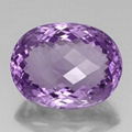 The various size and shape amethyst gemstones 5