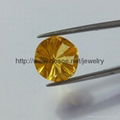 Natural Gemstone Citrine cutting 2