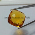 Natural Gemstone Citrine cutting 4