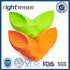 lovely fox shaped silicone promotional gift silicone mask 