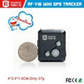 SOS emergency call two way communication mini gps tracker with GSM card with lon