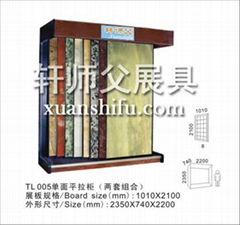 300x600 wall tiles Exhibition display cabinet 