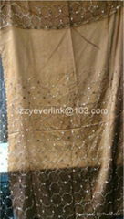 organza curtain embroidered