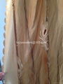 Double layer embroidery curtain with fashion valance 3