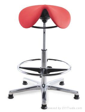 ergonomic saddle stool