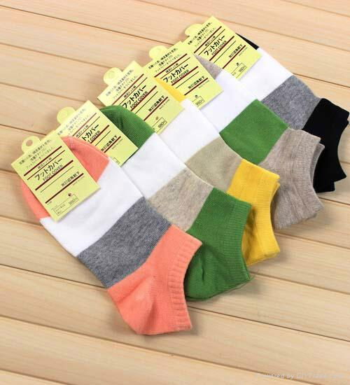 Spring And Summer Spell Color Cotton Socks For Women