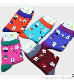 Wholesale Christmas Socks With Cartoon Pattern For Women