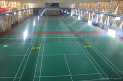 PVC badminton  sports flooring