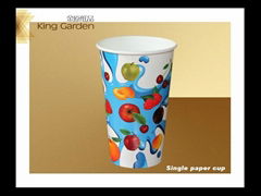 disposable single wall paper cups for coffee