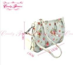 Fashion Mint Green Small Floral Zippered Coin Purse wallet for women 3