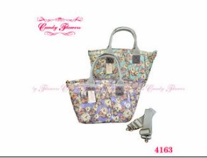 Fashionable Ladies Floral Print Handbags 