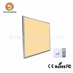 LED dimmable panel color and brightness adjustable