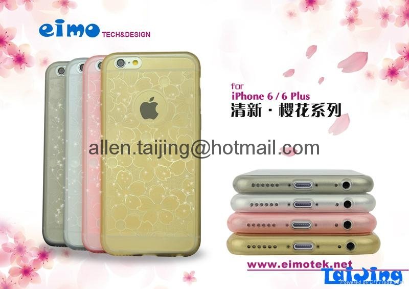 EIMO iPhone 6 plus TPU Phone Case Sakura Series