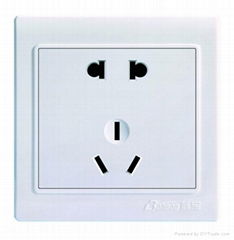 2pole 3pin PC flush type power socket