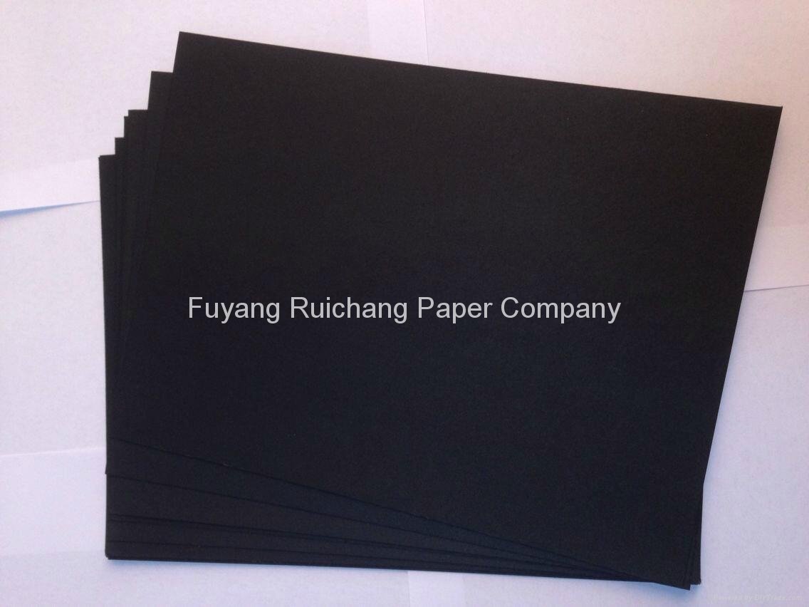 cardboard paper in black color 2