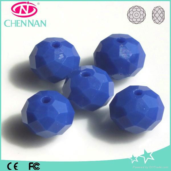 yiwu crystal beads, pujiang faceted rondelle glass beads factory 4