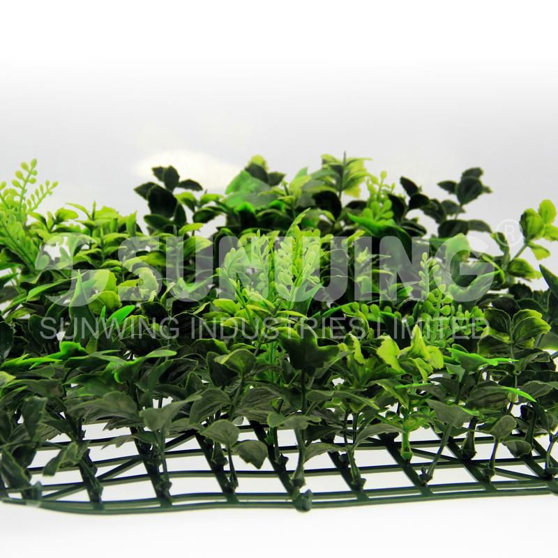 artificial ivy hedges privacy green wall fake hdegs mats 3