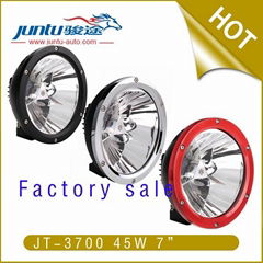 7" 4500lm 2.1A 12V 1.2A 24V 45W IP67 OffRoad light driving light ip67 4x4 jeep 