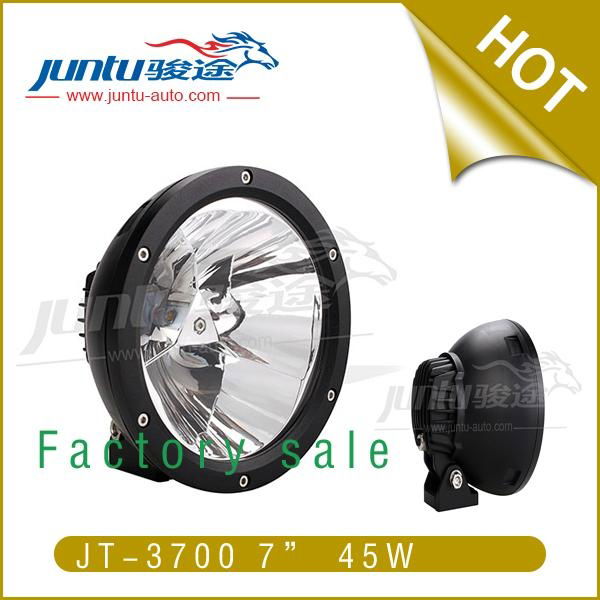 7" 4500lm 2.1A 12V 1.2A 24V 45W IP67 OffRoad light driving light ip67 4x4 jeep  4