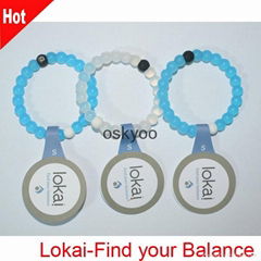 Blue And White Lokai Bracelet Water Mud Size S M L