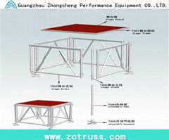 Wedding Performance Aluminum Flexible Stage