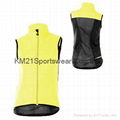 KM21 adult cyclist windproof vest cycling gliet  dyed cycling wear quick dry  2