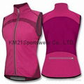 KM21 adult cyclist windproof vest cycling gliet  dyed cycling wear quick dry  5