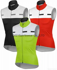 KM21 adult cyclist windproof vest cycling gliet  dyed cycling wear quick dry