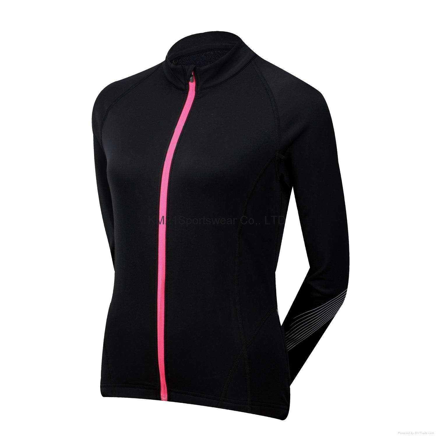 KM21 French cyclist keep warm cycling jacket wholesale 2