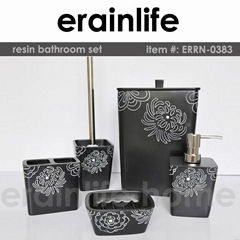 hotel resin bath set 