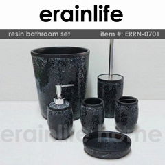 hotel resin bathroom set 