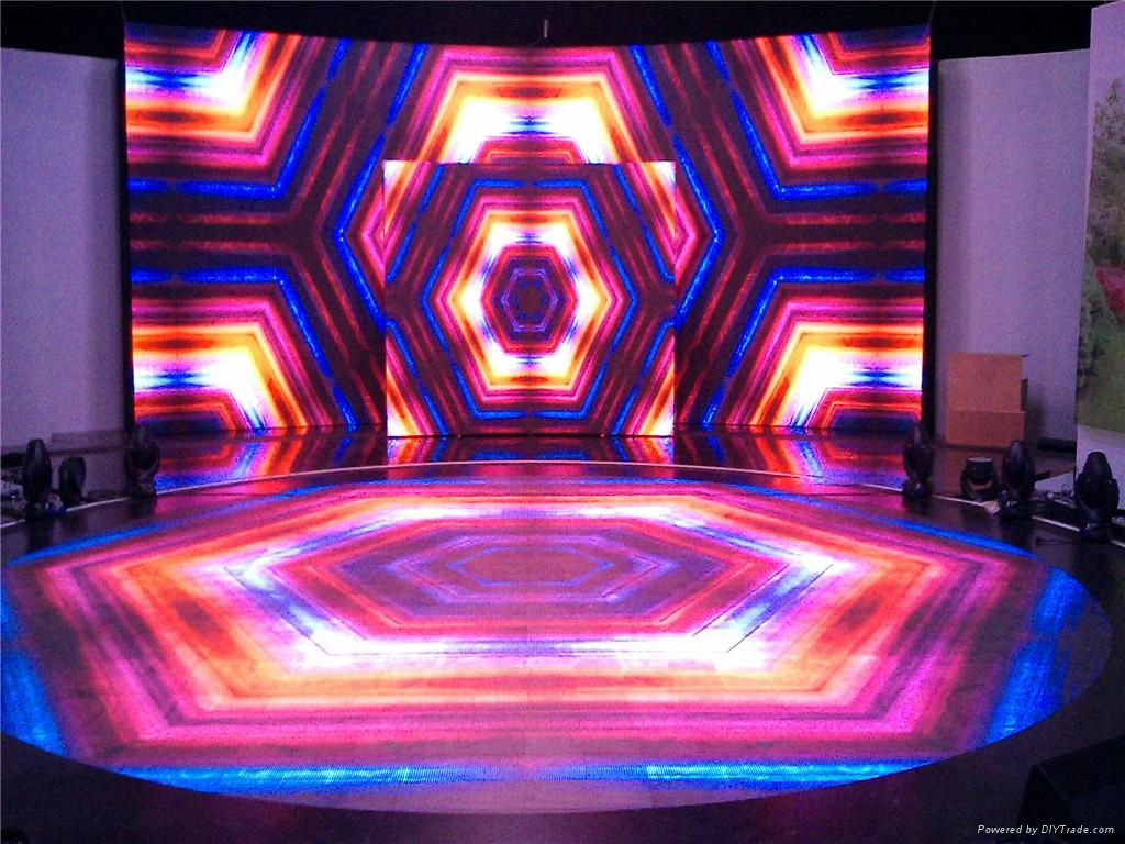 P10 dancing floor full color led display 3