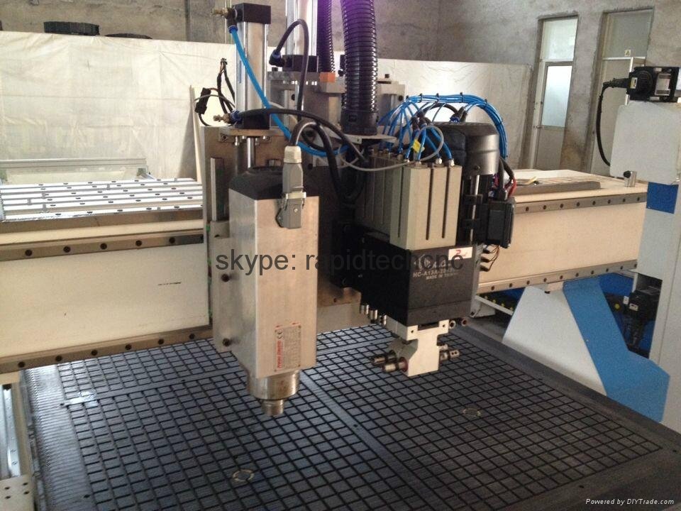 cabinet cnc router with drilling head 2
