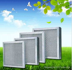 mesh metal filter with alumimum frame  /stainless steel