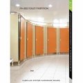 Toilet partitions made of hpl panel for public places